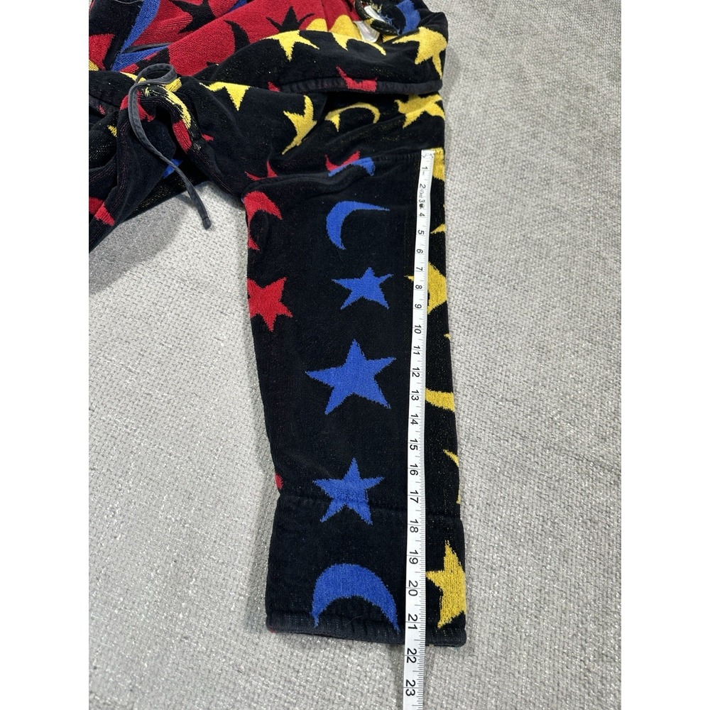 VTG TJ Lawford Robe Stars Large Stars Celestial Cotton Robe Turkish 90s No Belt - Picture 7 of 12